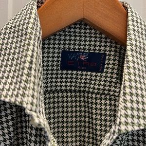 Etro Milano size 42 - like new mens long sleeve shirt